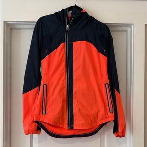 Lululemon Windbreaker Jacket in Orange and Navy